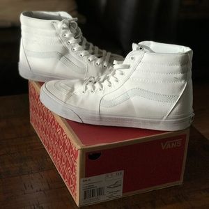 Vans White High-Top Sneakers